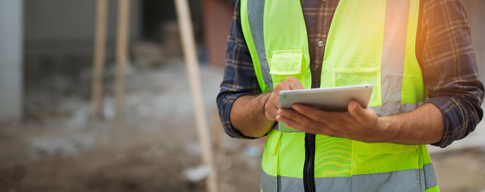 foreman with worker, professional engineer, teamwork worker construction site. Tech Engineering
